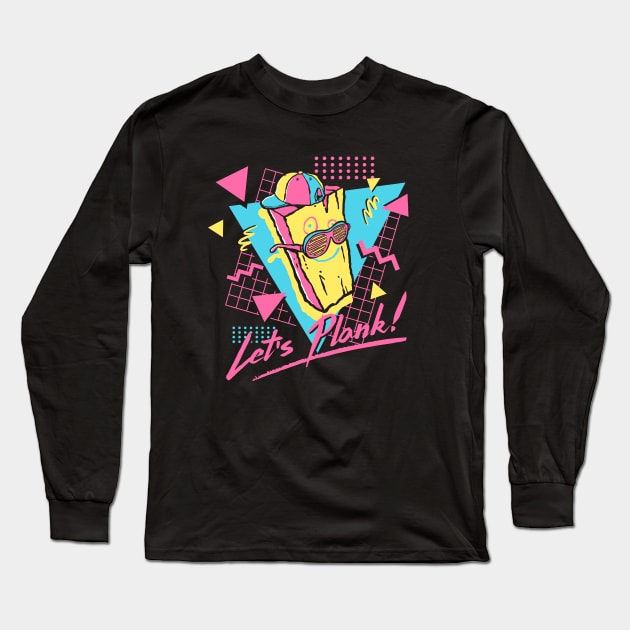 Let's Plank v2 Long Sleeve T-Shirt by demonigote